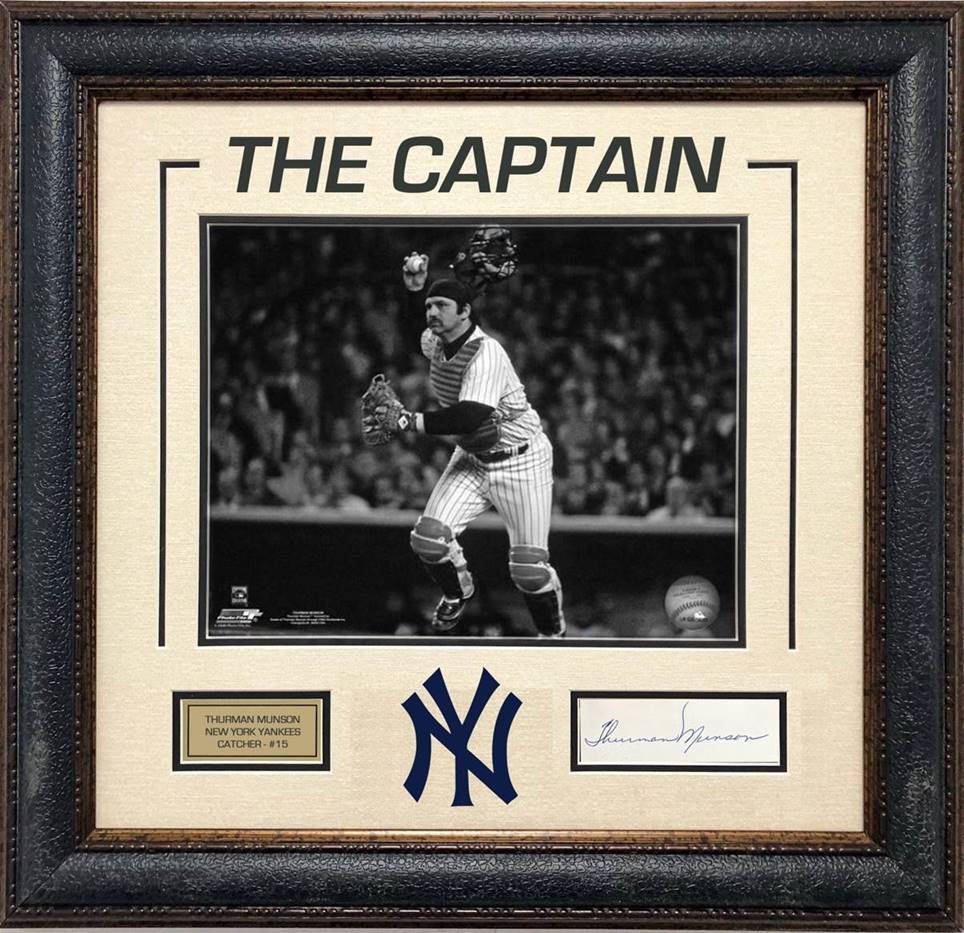 Thurman Munson Hand-Signed Tribute