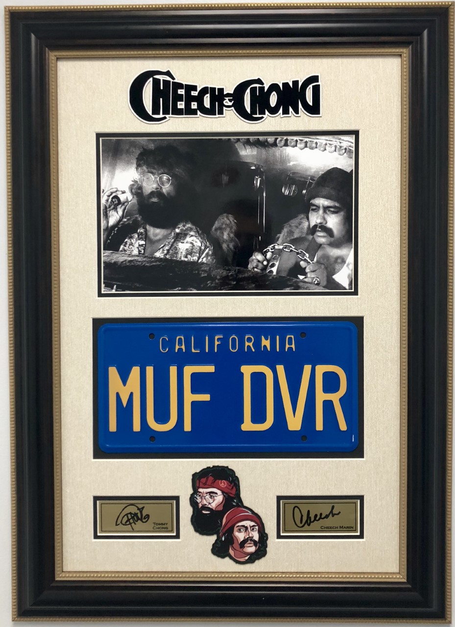 Cheech & Chong License Plate Tribute