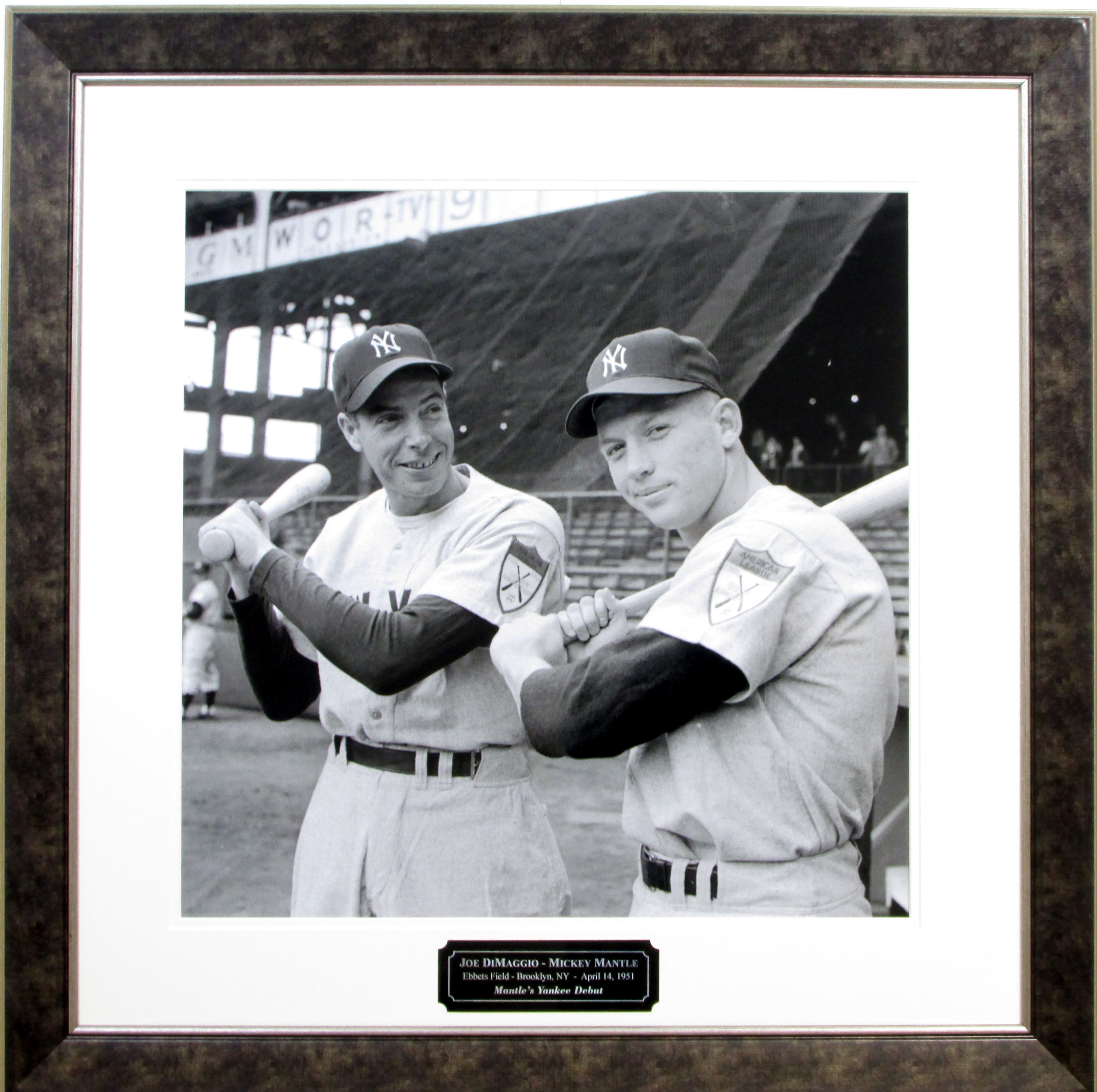 Mickey Mantle & Joe DiMaggio 