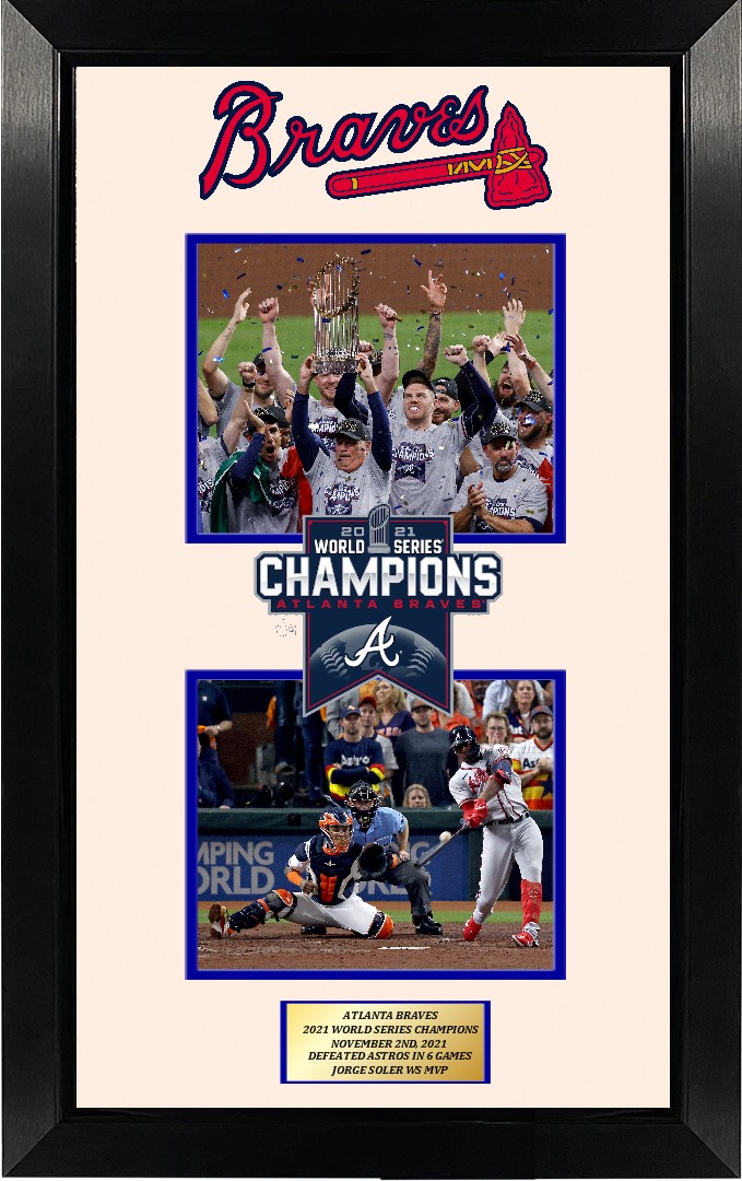 Atlanta Braves 2021 World Series Champions Collage