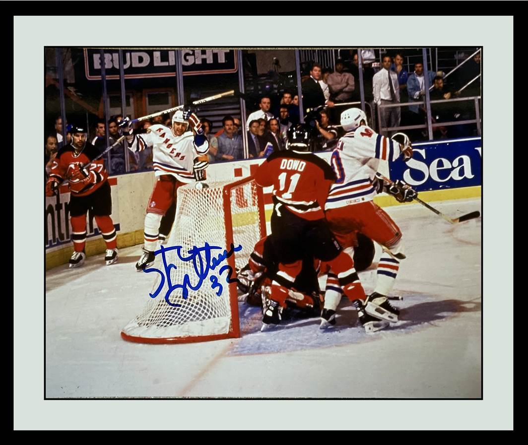 Stephane Matteau "Game Winning Goal" Signed Photo