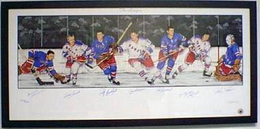 Rangers Legends Lithograph