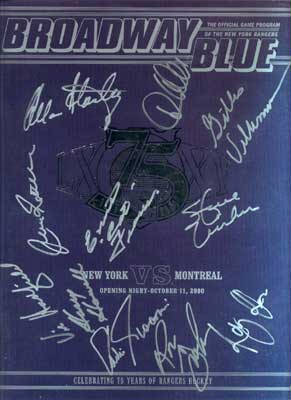 Rangers 75th program