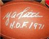 Y.A. Tittle autographed