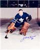 Johnny Bower autographed