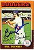 Bill Buckner autographed