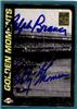 Ralph Branca & Bobby Thomson autographed