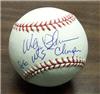 Wally Backman autographed