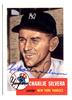 Charlie Silvera autographed