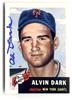 Alvin Dark autographed