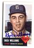 Dick Williams autographed