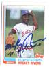 Mickey Rivers autographed