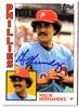  Willie Hernandez 2002 Topps Archives autographed
