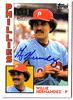 Signed  Willie Hernandez 2002 Topps Archives