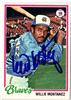 Willie Montanez autographed