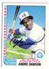 Signed Andre Dawson 