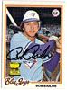 Signed Bob Bailor