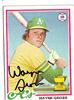 Wayne Gross autographed