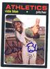 Vida Blue autographed