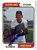 Dick Bosman autographed