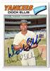 Dock Ellis autographed