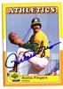 Rollie Fingers autographed