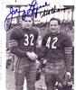 Johnny Lujack & Sid Luckman autographed