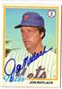 Signed Jon Matlack