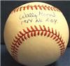Wally Moon - 1954 NL ROY autographed