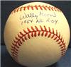 Signed Wally Moon - 1954 NL ROY