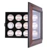 Signed 12 Baseball display case cube