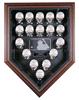 17 Baseball Home Plate display case cube autographed