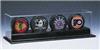 4 Hockey Puck Deluxe Display Case Cube autographed