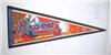 Baseball Full Sized Pennant Holder autographed