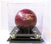 Bowling Ball Deluxe Display Case Cube autographed