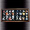 Signed 32 Mini Helmet Deluxe Display Case Cube