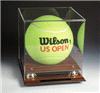 Jumbo Tennis Ball Deluxe Display Case Cube autographed