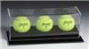 3 Tennis Ball Deluxe Display Case Cube autographed