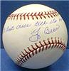 Yogi Berra autographed