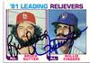 Bruce Sutter & Rollie Fingers autographed