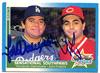 Fernando Valenzuela & John Franco autographed