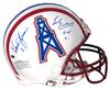 Warren Moon & Earl Campbell autographed