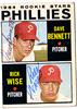 Rick Wise & Dave Bennett autographed