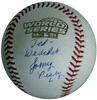 Johnny Pesky autographed