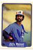 Signed Jerry Manuel