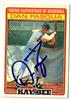 Dan Pasqua autographed