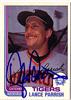 Lance Parrish autographed