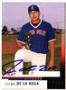 Jorge De La Rosa autographed