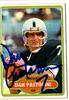 Dan Pastorini autographed