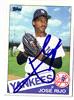 Jose Rijo autographed